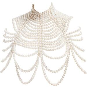 Elegant Pearl Body chain jewelry